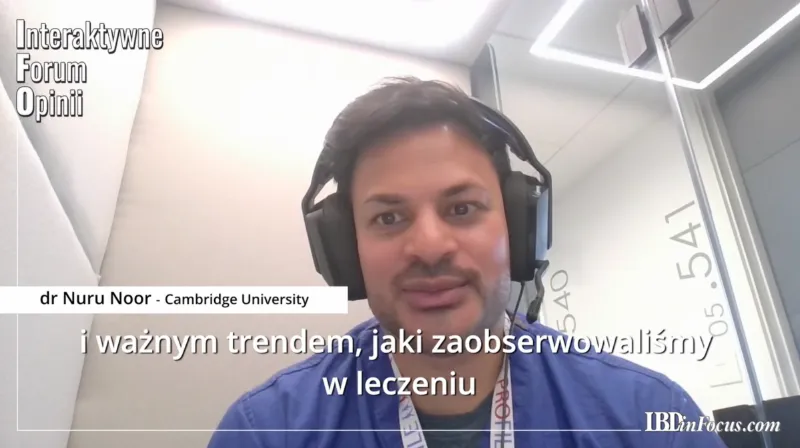 Dr Nuru Noor - najważniejszy trend w badaniach naukowych ECCO-26